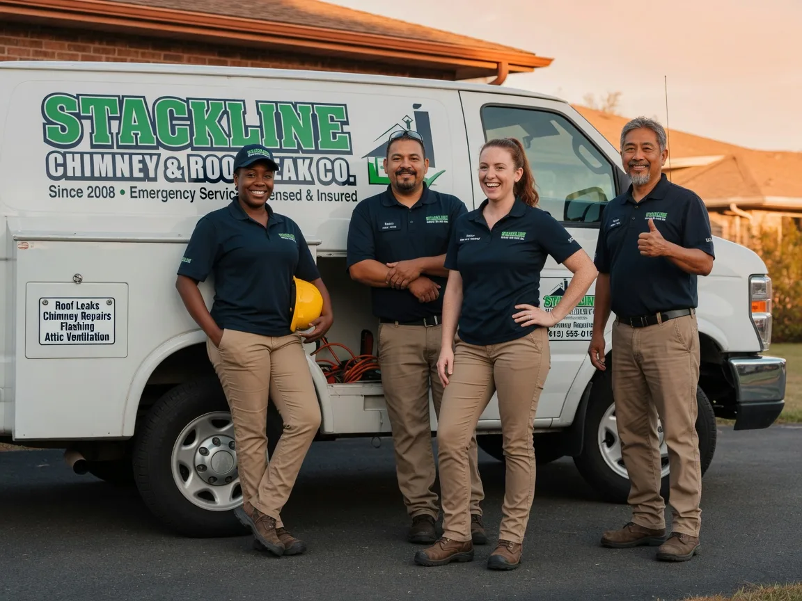 Chimney flashing repair company in Avinger, TX